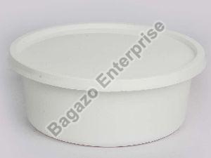 100ml White Round Plastic Container