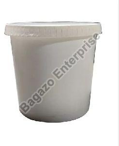 1250ml White Round Plastic Container