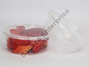 500ml Transparent Round Plastic Container