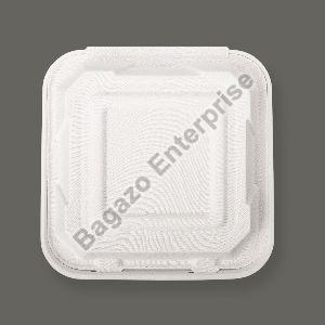 Bagasse Clamshell, Disposable Takeaway Food Box