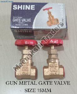 15mm Shine Gun Metal Gate Valve