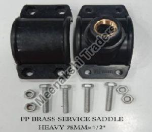 75mm Pp Black Brass Light Weight Service Saddle