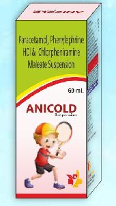 paracetamol phenylephrine chlorpheniramine suspension