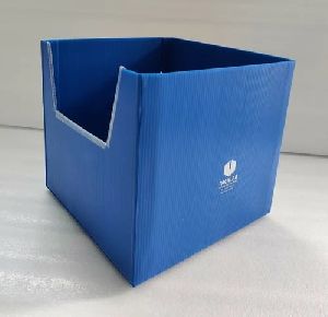 Polypropylene Flute Corrugated Box, Color : Blue at Best Price in