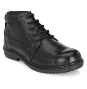 ArmaDuro AD1007 Leather Steel Toe Black Work Safety Shoes