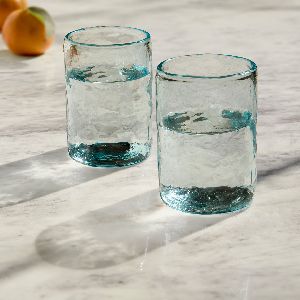 Quoise Glass Tumbler Set of 2 (Cylinderical)