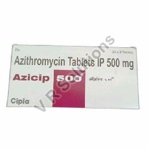 500 Mg Azicip Azithromycin Tablets