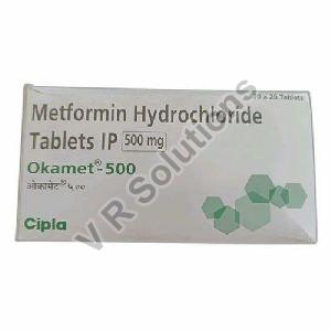 500 Mg Okamet Metformin Hydrochloride Tablets