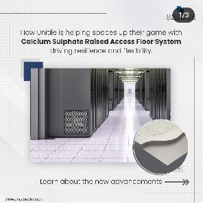 Calcium sulphate Raised access floor