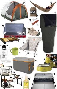 camping equipments