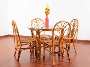 bamboo dining table set