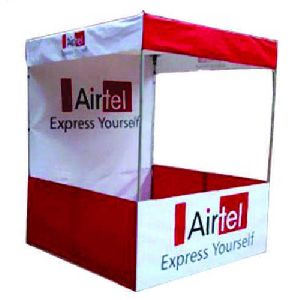 Red And White Promotional Canopy