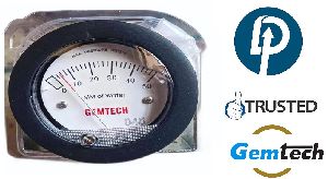 GEMTECH Mini Differential Pressure Gauge RANGE 0-100 MM W.C