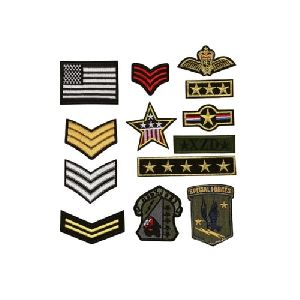 Brass Military Badges