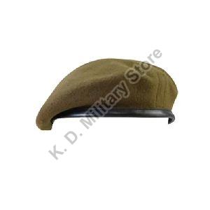 Brown Beret Cap