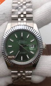 Rolex Date just Green Dial Swiss Automatic Watch