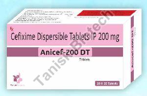 Cefixime 200mg Dispersable Tablet