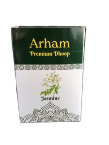 arham premium jasmine 50 g - pack of 3 dhoop cone