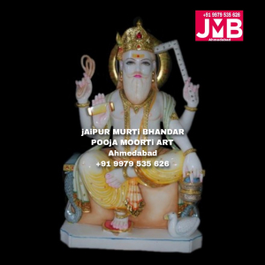 Marble Vishvakarma Statues