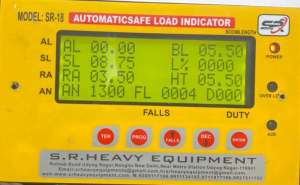 digital load indicator for crawler crane