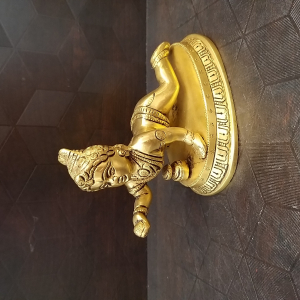 Brass Laddu Krishna Statue