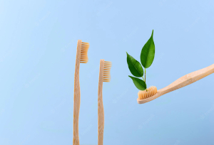 Round Bamboo Toothbrush
