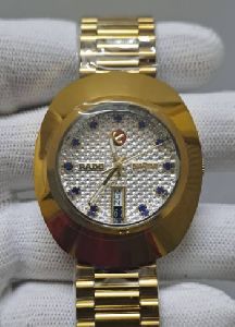 Rado Dia Star Full Gold White Dial Swiss Automatic Watch