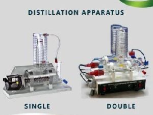 Glass Double Distillation Unit