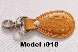 leather keychain