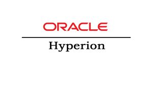 Best Oracle Hyperion Training from Hyderabad