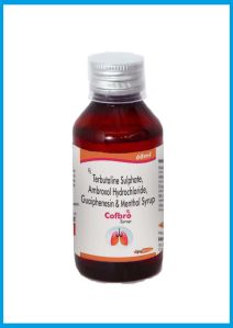 (Terbutaline Sulphate IP 1.25 mg Ambroxol Hydrochloride IP 15 mg, Guaiphenesin IP 50 mg , menthol IP) 