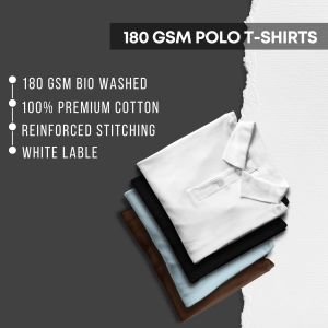 Cotton Unisex Polo T-Shirts