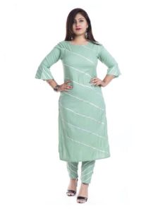 Ladies Plain Cotton Suit