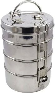 4 Tier Stainless Steel Lunch Box