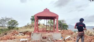 sand stone gazebo