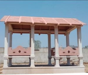 sand stone gazebo