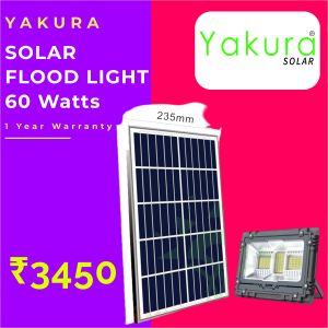 Solar Flood Light 60W - Yakura Solar