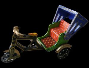 Wooden Handmade Rickshaw