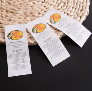 Paper Printed Product Label