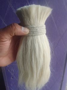 White goat hair