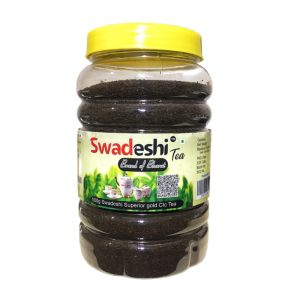 500g Swadeshi Superior Gold Ctc Tea Jar | Swadeshi Tea | Brand Of Bharat
