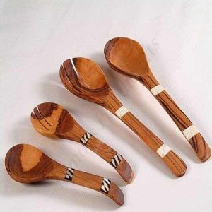 Fancy Wooden Spoon Cutlery Set
