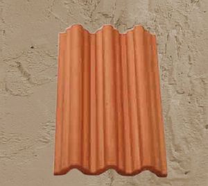 ICDS509 Tripple Channel Clay Decorative Roof Tile