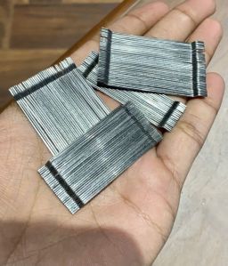 Glued steel fibre