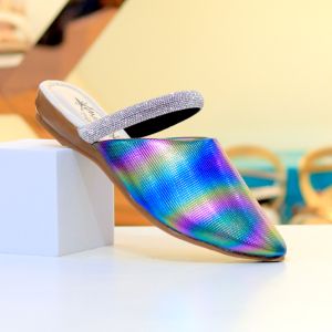 Ladies fancy Slipper Shiny