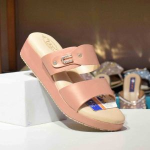 Ladies Flat Slippers Synthetic