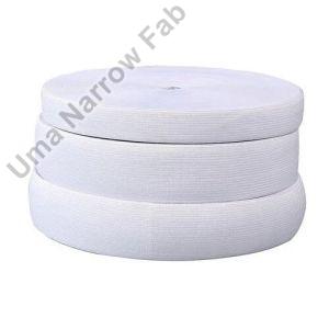 White Polyester Elastic Tape