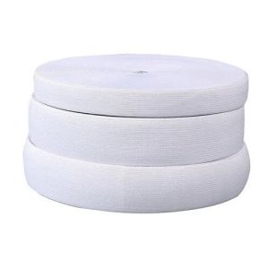 White Polyester Elastic Tape