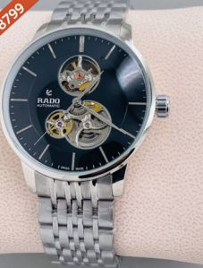 Rado Coupole Classic Open Heart Black Dial Swiss Automatic Watch