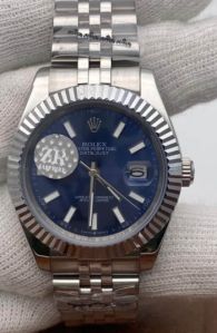 Rolex Date just Blue Dial Swiss Automatic
